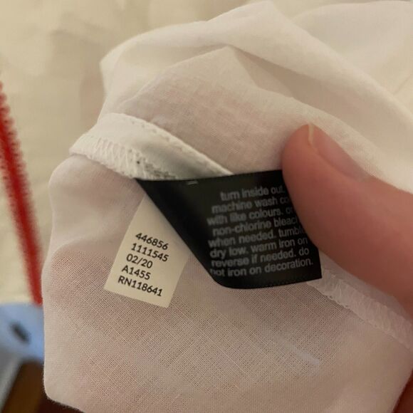 Lane Bryant NWT Embroidered Top Boho 100% Cotton Gauzy Cottagecore Prairie - Picture 11 of 12